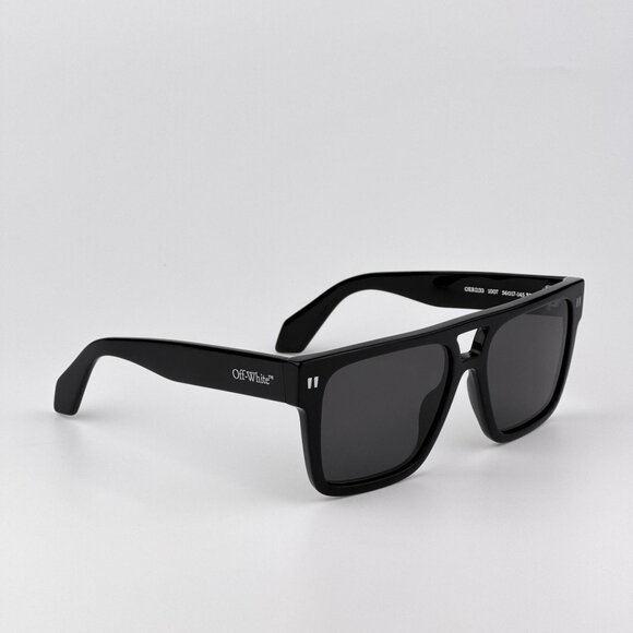 Off-White SPRINGFIELD Women Sunglasses Black Square Grey Model OERI133 1007 - Picture 5 of 11